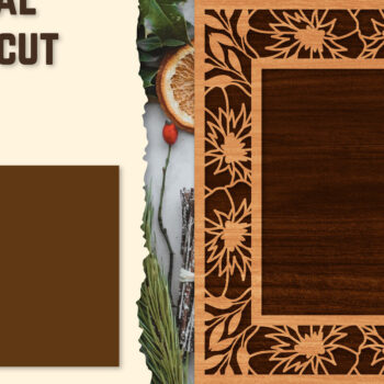 Intra απο ξύλο plywood 3mm-4mm πάχος - Πακέτα φωτογραφιών Floral Lasercut BNDLES Δίασταση 20x20 cm INTRAFABR-123558760 - Image 8