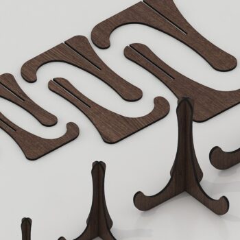 Intra απο ξύλο plywood 3mm-4mm πάχος - Βάση πλαισίων / Mini Easel Stand Δίασταση 30x20 cm INTRAFABR-42956931 - Image 1