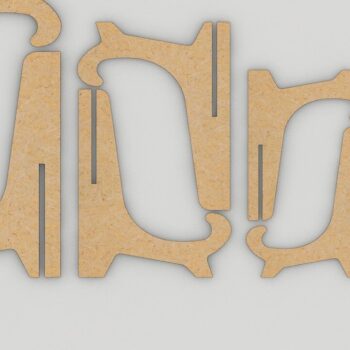 Intra απο ξύλο plywood 3mm-4mm πάχος - Πρότυπα εμφάνισης εικόνας βάσης πλαισίου 028 Δίασταση 20x20 cm INTRAFABR-34326887 - Image 2