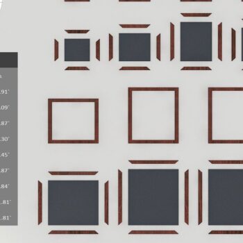 Intra απο ξύλο plywood 3mm-4mm πάχος - Κορνίζες Laser  Cut Files - Photo Frame Δίασταση 20x25 cm INTRAFABR-34348026 - Image 1