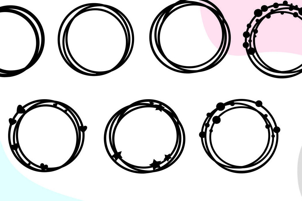 Intra απο ξύλο plywood 3mm-4mm πάχος - Πακέτο  Frames, Circle Frames  Δίασταση 20x25 cm INTRAFABR-30290927