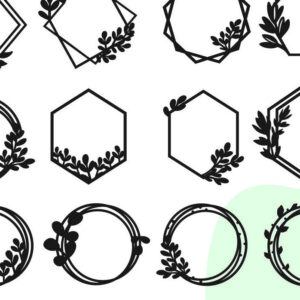 Intra απο ξύλο plywood 3mm-4mm πάχος - Κορνίζες  Bundle, Leaf Frame  Wreath Δίασταση 20x25 cm INTRAFABR-30343378