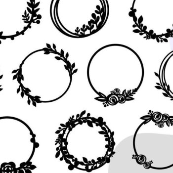 Intra απο ξύλο plywood 3mm-4mm πάχος - Κορνίζες  Bundle, Leaf Frame  Wreath Δίασταση 20x25 cm INTRAFABR-30392650 - Image 1