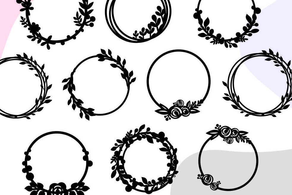 Intra απο ξύλο plywood 3mm-4mm πάχος - Κορνίζες  Bundle, Leaf Frame  Wreath Δίασταση 20x25 cm INTRAFABR-30392650