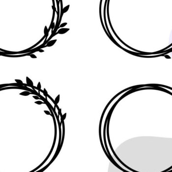 Intra απο ξύλο plywood 3mm-4mm πάχος - Κορνίζες  Bundle, Leaf Frame  Wreath Δίασταση 20x25 cm INTRAFABR-30090480 - Image 1