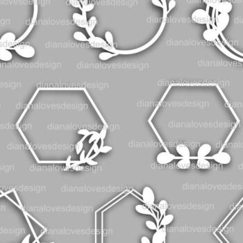 Intra απο ξύλο plywood 3mm-4mm πάχος - Πακέτο πλαισίων , Κορνίζες στεφάνων  Δίασταση 20x25 cm INTRAFABR-29903066 - Image 4