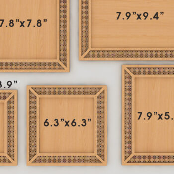 Intra απο ξύλο plywood 3mm-4mm πάχος - Πακέτα  Cane Sign Backer Bundle 239 Δίασταση 30x20 cm INTRAFABR-53997066 - Image 1