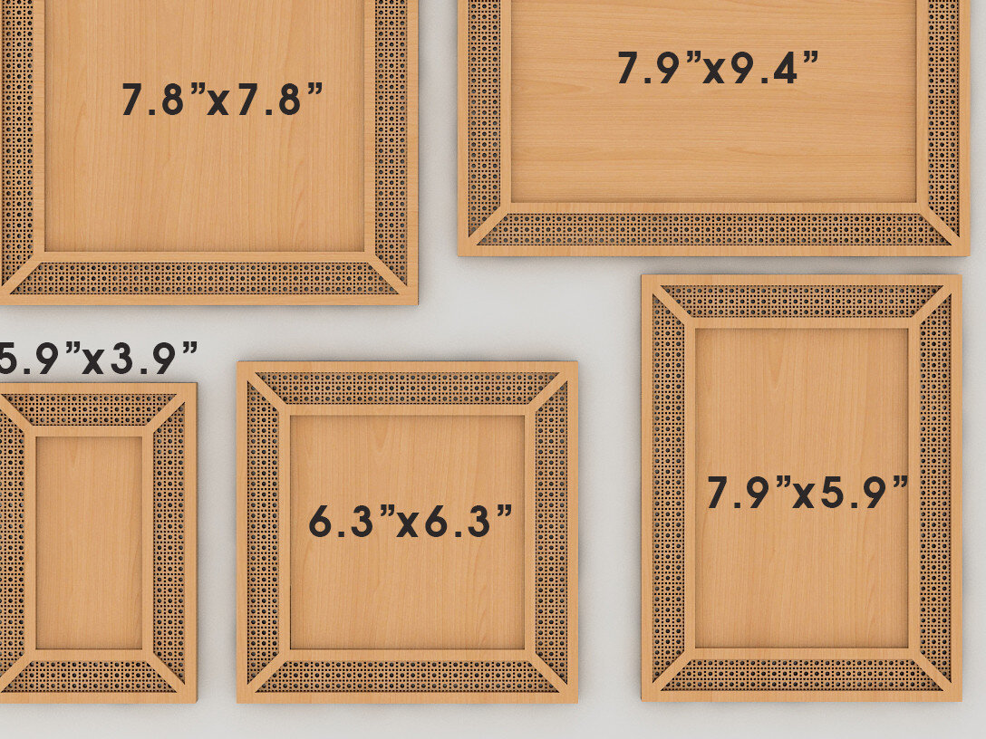 Intra απο ξύλο plywood 3mm-4mm πάχος - Πακέτα  Cane Sign Backer Bundle 239 Δίασταση 30x20 cm INTRAFABR-53997066