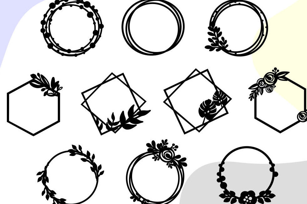 Intra απο ξύλο plywood 3mm-4mm πάχος - Frames , Wreath Frames Bundle  Δίασταση 20x25 cm INTRAFABR-30393469