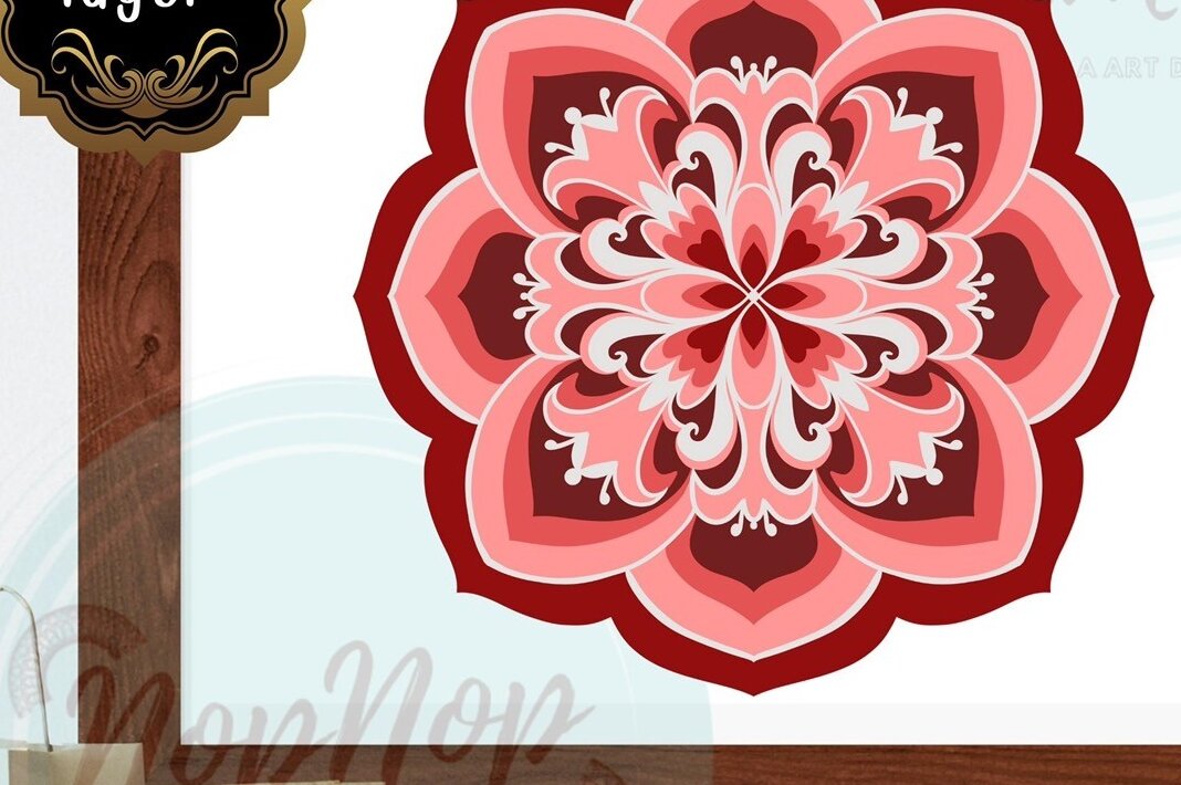 Intra απο ξύλο plywood 3mm-4mm πάχος - Δωρεάν Sweet Mandala 3D  Δίασταση 3000x3000 cm INTRAFABR-56163542