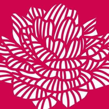 Intra απο ξύλο plywood 3mm-4mm πάχος -  κομμένου  Card Fresh Rose Flower Δίασταση 5x5 cm INTRAFABR-13561882 - Image 1
