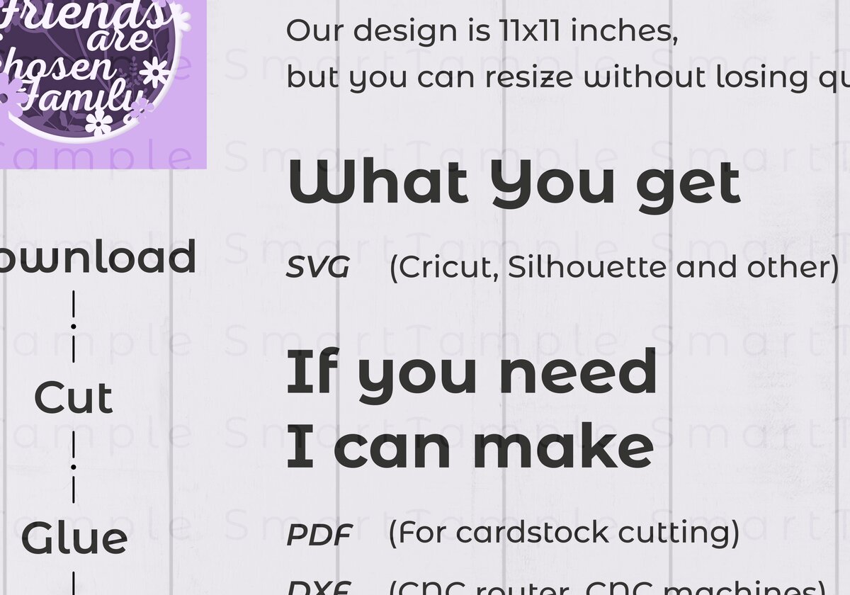 Intra απο ξύλο plywood 3mm-4mm πάχος - Friends Shadow Box , Πολυεπίπεδο  αποκοπής Δίασταση 25x25 cm INTRAFABR-74860251