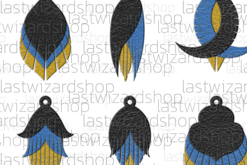 Intra απο ξύλο plywood 3mm-4mm πάχος - Σκουλαρίκια Desert Stacked Fringe  Δίασταση 3x3 cm INTRAFABR-24964171