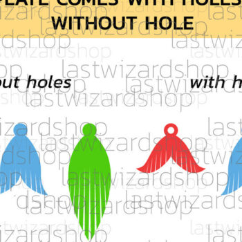 Intra απο ξύλο plywood 3mm-4mm πάχος - Σκουλαρίκια Desert Stacked Fringe  Δίασταση 3x3 cm INTRAFABR-24964171 - Image 3