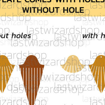 Intra απο ξύλο plywood 3mm-4mm πάχος - Σκουλαρίκια ερήμου με κρόσσια , Boho Δίασταση 3x3 cm INTRAFABR-24964090 - Image 3