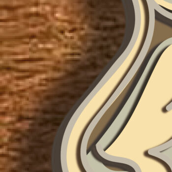 Intra απο ξύλο plywood 3mm-4mm πάχος - Frog Multilayer / Frog 3D Layer Δίασταση 30x20 cm INTRAFABR-73089270 - Image 3