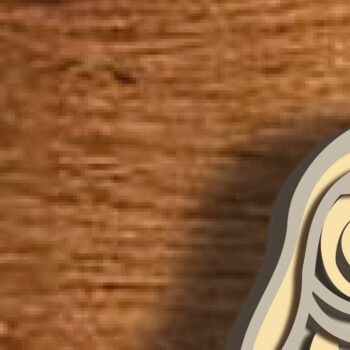 Intra απο ξύλο plywood 3mm-4mm πάχος - Frog Multilayer / Frog 3D Layer Δίασταση 30x20 cm INTRAFABR-73089270 - Image 8