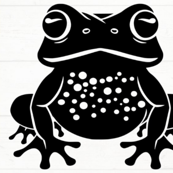 Intra απο ξύλο plywood 3mm-4mm πάχος - Frog , DXF, EPS, JPG, PNG Δίασταση 20x20 cm INTRAFABR-115721407 - Image 1