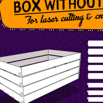 Intra απο ξύλο plywood 3mm-4mm πάχος - Κουτί φρούτων χωρίς κόλλα για  Δίασταση 30x20 cm INTRAFABR-29848943 - Image 1