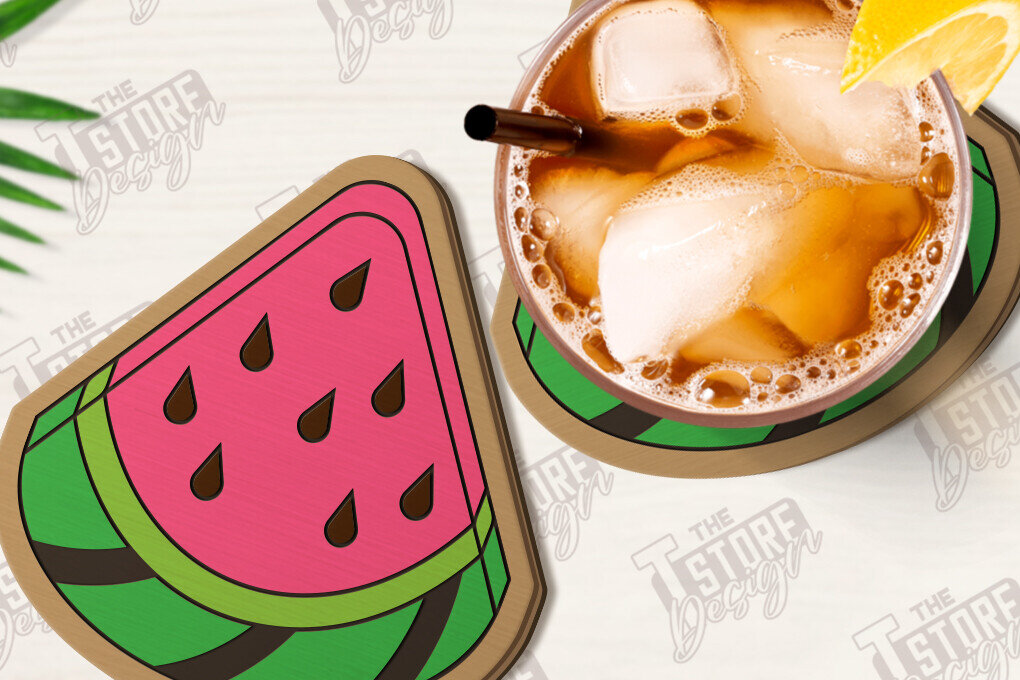 Intra απο ξύλο plywood 3mm-4mm πάχος - Σουβέρ φρούτων | Ποτά σουβέρ Δίασταση 30x20 cm INTRAFABR-123037237