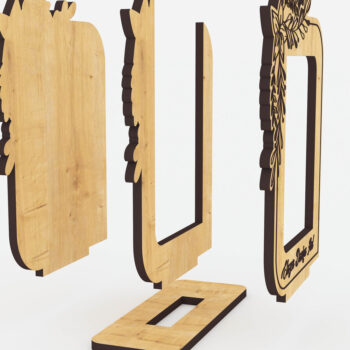 Intra απο ξύλο plywood 3mm-4mm πάχος - Πλαίσιο φιλμ Fujifilm Instax Mini Δίασταση 75x30 cm INTRAFABR-72392366 - Image 4