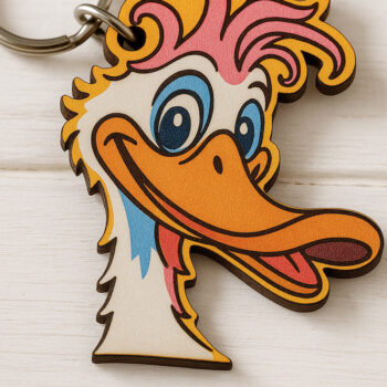 Intra απο ξύλο plywood 3mm-4mm πάχος - Αστεία δέσμη  μπρελόκ ζώων Δίασταση 4x4 cm INTRAFABR-122115847 - Image 12