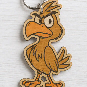 Intra απο ξύλο plywood 3mm-4mm πάχος - Αστεία δέσμη  μπρελόκ ζώων Δίασταση 4x4 cm INTRAFABR-122115847 - Image 14