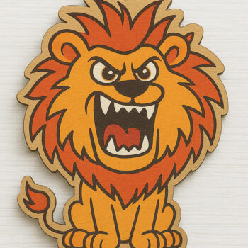 Intra απο ξύλο plywood 3mm-4mm πάχος - Αστεία δέσμη  μπρελόκ ζώων Δίασταση 4x4 cm INTRAFABR-122115847 - Image 18