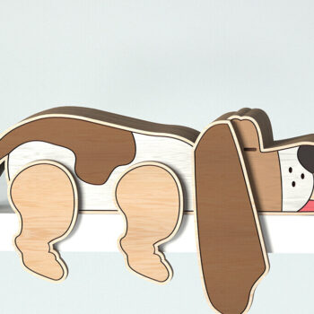 Intra απο ξύλο plywood 3mm-4mm πάχος - Αστεία  σε ράφι ζώων Δίασταση 30x20 cm INTRAFABR-122963943 - Image 1