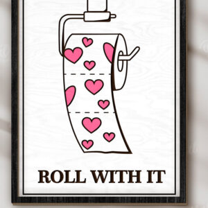 Intra απο ξύλο plywood 3mm-4mm πάχος - Αστεία διακόσμηση τοίχου μπάνιου  Δίασταση 30x20 cm INTRAFABR-123491235