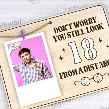 Intra απο ξύλο plywood 3mm-4mm πάχος - Αστείες κάρτες γενεθλίων Πακέτο κοπής με λέιζερ Δίασταση 20x20 cm INTRAFABR-109353360 - Image 5