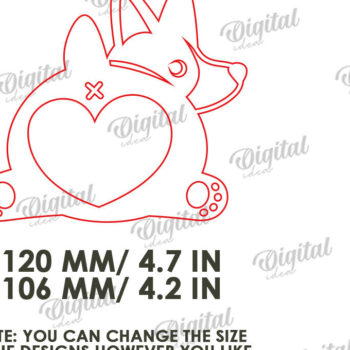Intra απο ξύλο plywood 3mm-4mm πάχος - Αστεία λέιζερ δέσμης σημαδιών για γάτες και σκύλους Δίασταση 30x20 cm INTRAFABR-122199731 - Image 11