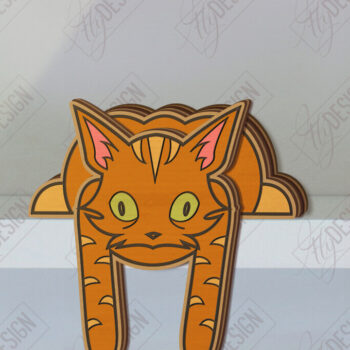 Intra απο ξύλο plywood 3mm-4mm πάχος - Funny Cats Shelf Sitters Set Laser Cut Δίασταση 20x20 cm INTRAFABR-121431748 - Image 7