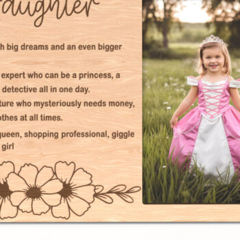 Intra απο ξύλο plywood 3mm-4mm πάχος - Αστεία κορνίζα ορισμού κόρης Δίασταση 20x25 cm INTRAFABR-117340407 - Image 1