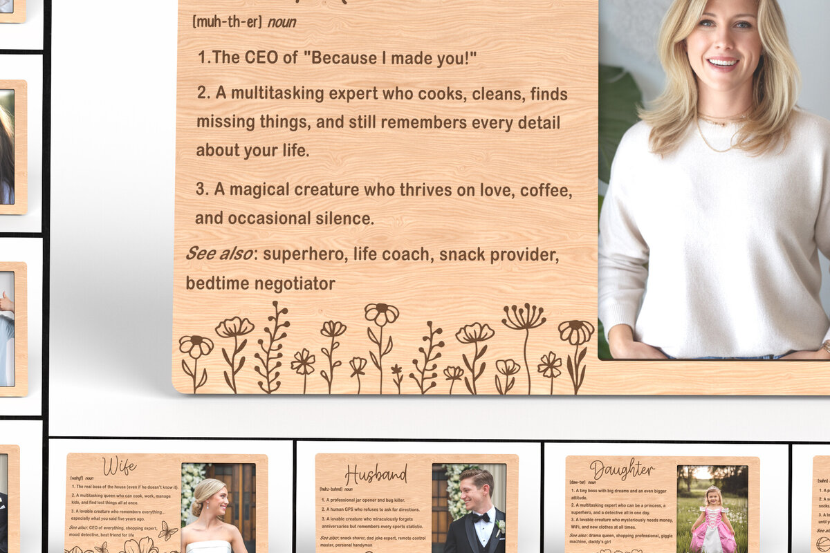 Intra απο ξύλο plywood 3mm-4mm πάχος - Πακέτο κορνίζας με αστεία ευκρίνεια Δίασταση 20x25 cm INTRAFABR-117340720