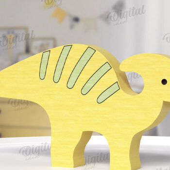 Intra απο ξύλο plywood 3mm-4mm πάχος - Αστεία Dino Shelf Sitter  Δίασταση 30x20 cm INTRAFABR-123766644 - Image 1