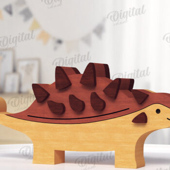 Intra απο ξύλο plywood 3mm-4mm πάχος - Αστεία Dino Shelf Sitter  Δίασταση 30x20 cm INTRAFABR-123766704 - Image 1