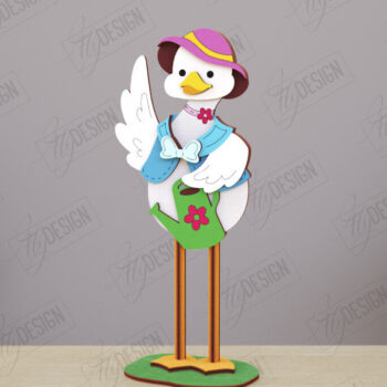 Intra απο ξύλο plywood 3mm-4mm πάχος - Αστείοι χαρακτήρες φάρμας Απο | CNC Δίασταση 30x20 cm INTRAFABR-121437117 - Image 1