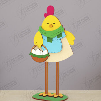 Intra απο ξύλο plywood 3mm-4mm πάχος - Αστείοι χαρακτήρες φάρμας Απο | CNC Δίασταση 30x20 cm INTRAFABR-121437106 - Image 1