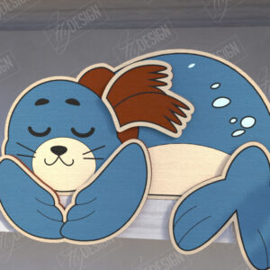 Intra απο ξύλο plywood 3mm-4mm πάχος - Αστεία Navy Seal Shelf Sitters Cut Laser Δίασταση 20x20 cm INTRAFABR-123601148