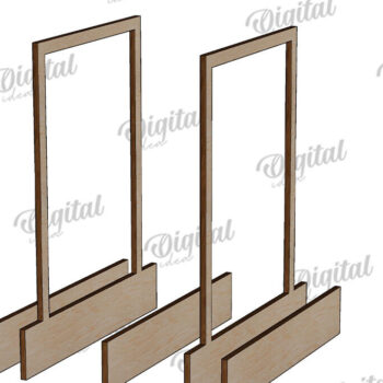 Intra απο ξύλο plywood 3mm-4mm πάχος - Αστείες κορνίζες φωτογραφιών Πακέτο κοπής με λέιζερ Δίασταση 20x25 cm INTRAFABR-116278495 - Image 10