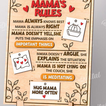 Intra απο ξύλο plywood 3mm-4mm πάχος - Αστεία Κανόνες Πλακέτες Πακέτο κοπής με λέιζερ Δίασταση 30x20 cm INTRAFABR-112861410 - Image 7