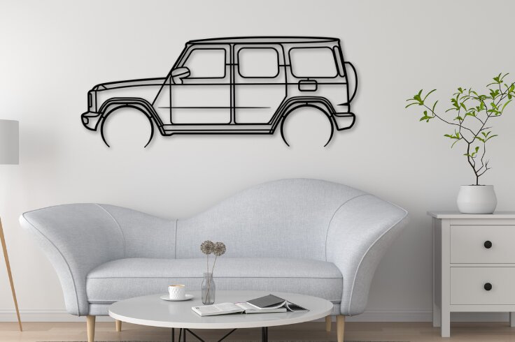 Intra απο ξύλο plywood 3mm-4mm πάχος - G-class Cut Car Silhouette G Wagon Δίασταση 20x20 cm INTRAFABR-113312899