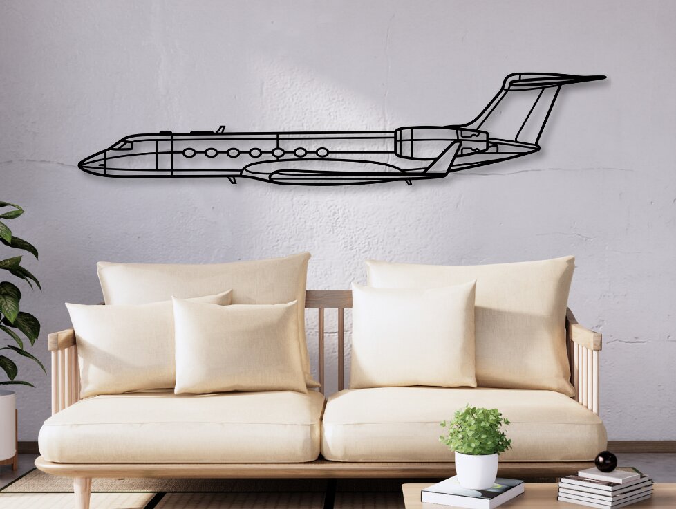 Intra απο ξύλο plywood 3mm-4mm πάχος - G550 Laser Cut Aircraft Silhouette Dxf Δίασταση 20x20 cm INTRAFABR-113337236