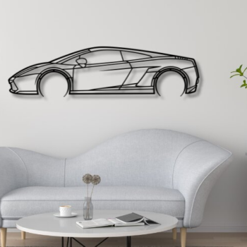 Intra απο ξύλο plywood 3mm-4mm πάχος - Πλάγια όψη Gallardo Cut Laser Silhouette Δίασταση 20x20 cm INTRAFABR-113378442 - Image 1