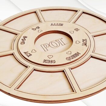 Intra απο ξύλο plywood 3mm-4mm πάχος - Game Board Tripoley, Design Laser Cut Δίασταση 230x230 cm INTRAFABR-59676435 - Image 1