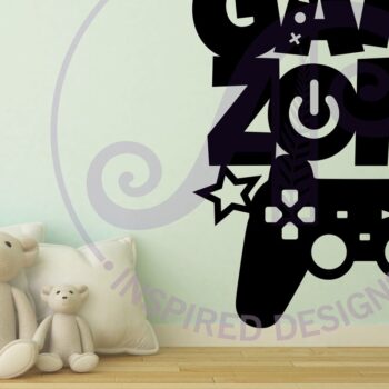 Intra απο ξύλο plywood 3mm-4mm πάχος -  κοπής λέιζερ  Sign Zone Game Δίασταση 30x20 cm INTRAFABR-85324704 - Image 2