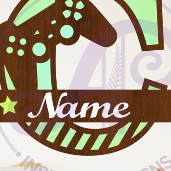 Intra απο ξύλο plywood 3mm-4mm πάχος - Μονόγραμμα κεφαλαίου παίκτη Γράμμα C  Δίασταση 30x20 cm INTRAFABR-109003347 - Image 1