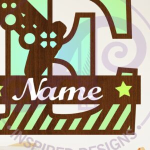 Intra απο ξύλο plywood 3mm-4mm πάχος - Κεφαλαίο μονόγραμμα παίκτη Γράμμα E  Δίασταση 30x20 cm INTRAFABR-109003426