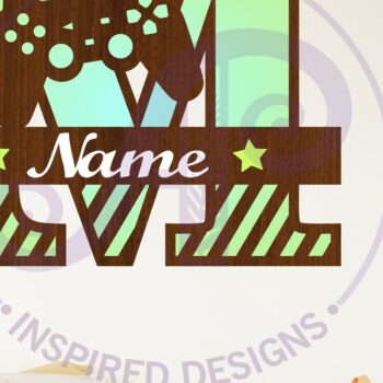 Intra απο ξύλο plywood 3mm-4mm πάχος - Μονόγραμμα κεφαλαίου παίκτη Γράμμα M Δίασταση 30x20 cm INTRAFABR-109003997 - Image 1